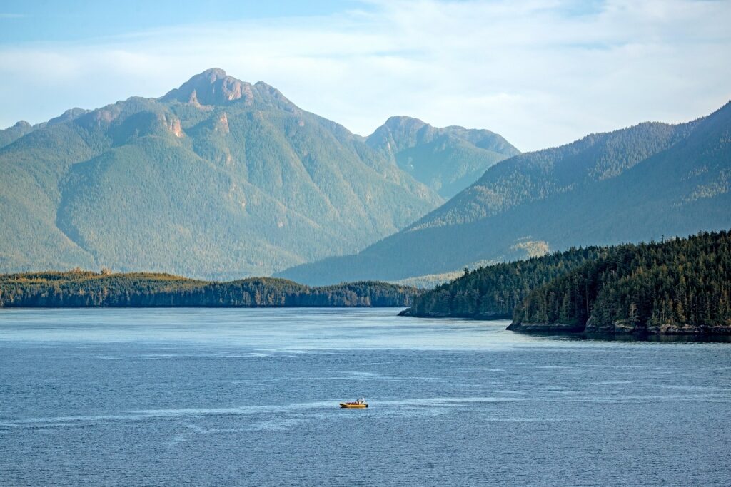 Photographing Alaska landscape