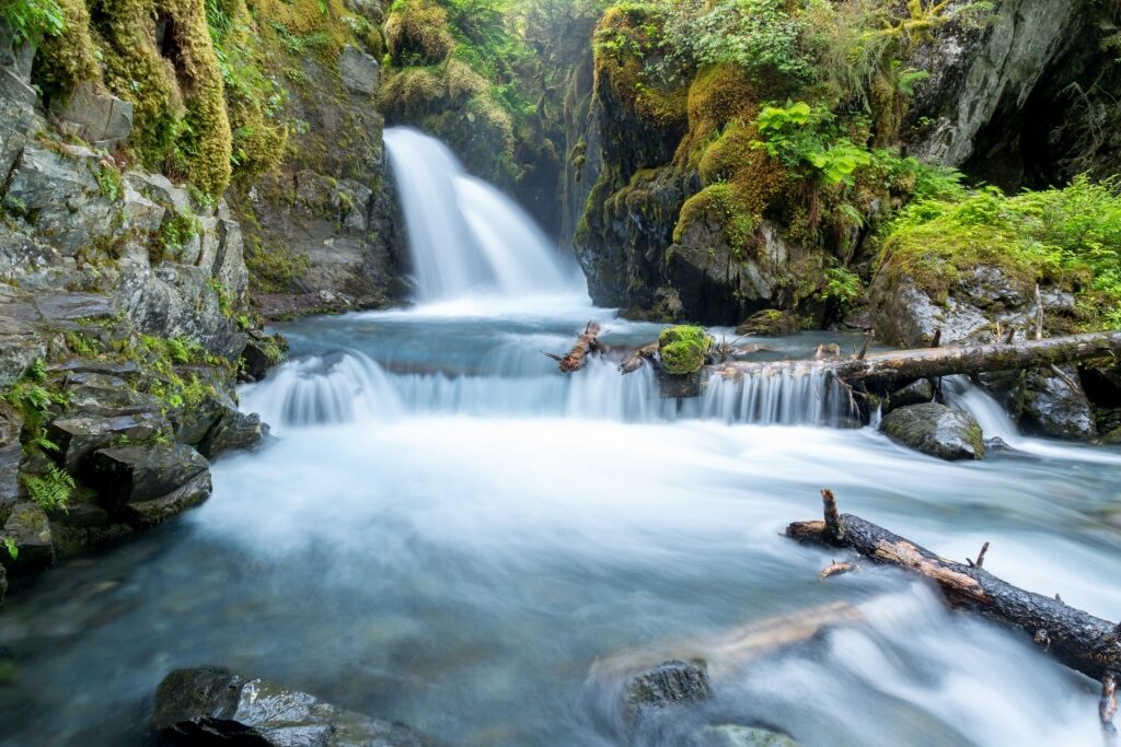 Magical Virgin Creek Falls, Anchorage