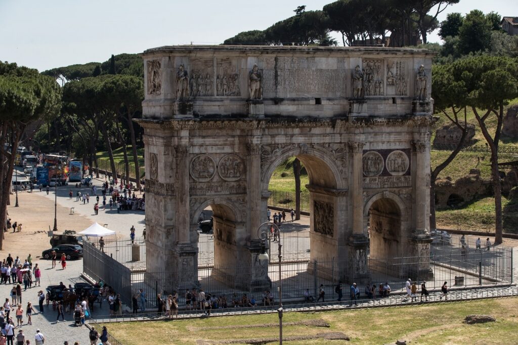 Historic site of Arch of Constantine