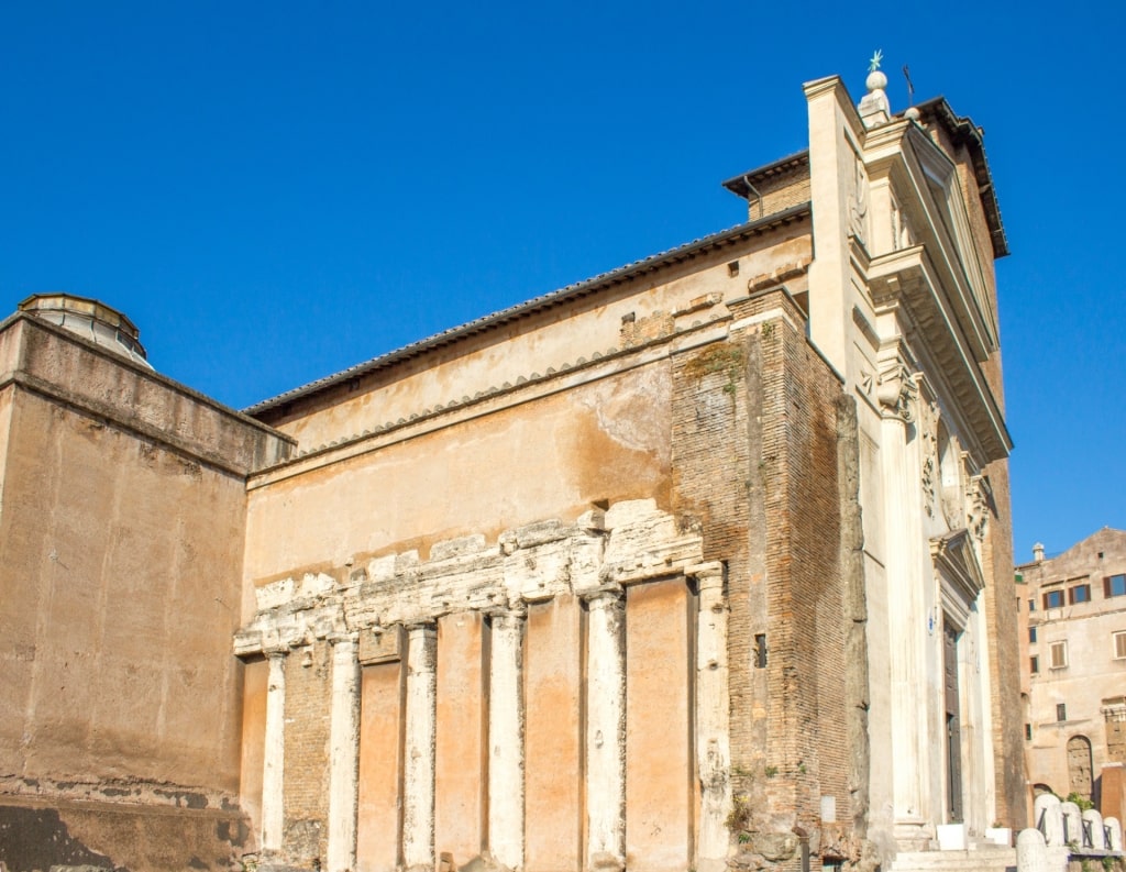 View outside San Nicola in Carcere