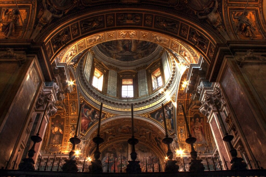 Interior of Santa Maria Maggiore Basilica