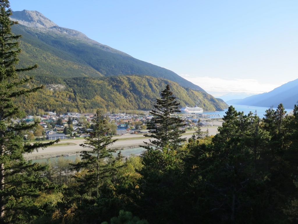 Aerial view of Skagway