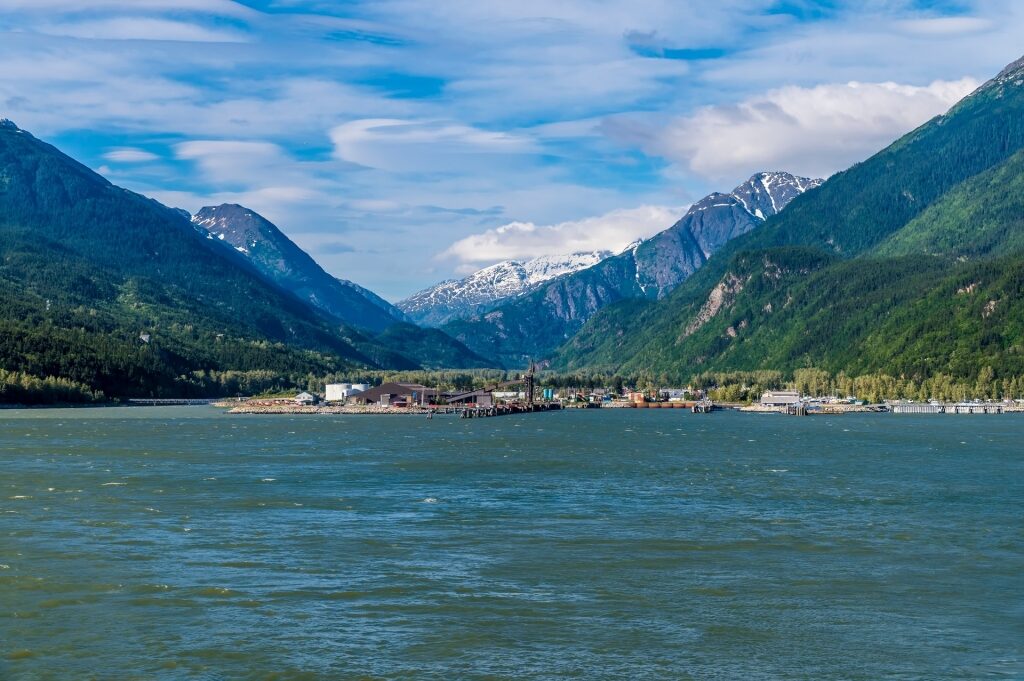 Waterfront view of Skagway