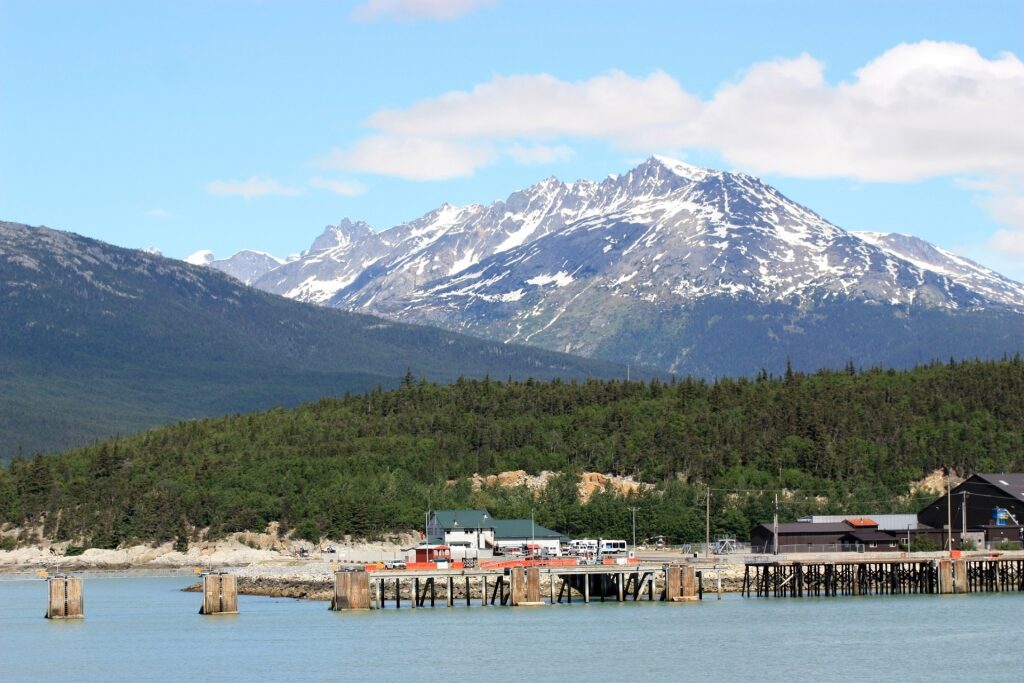 Waterfront view of Skagway Alaska