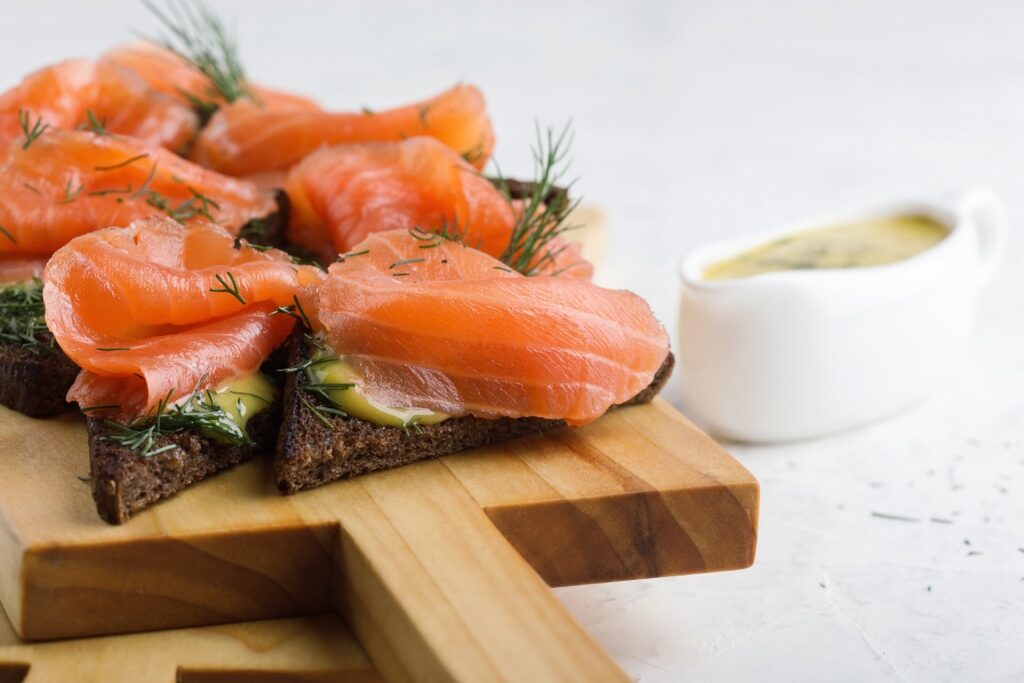 Plate of Gravlax