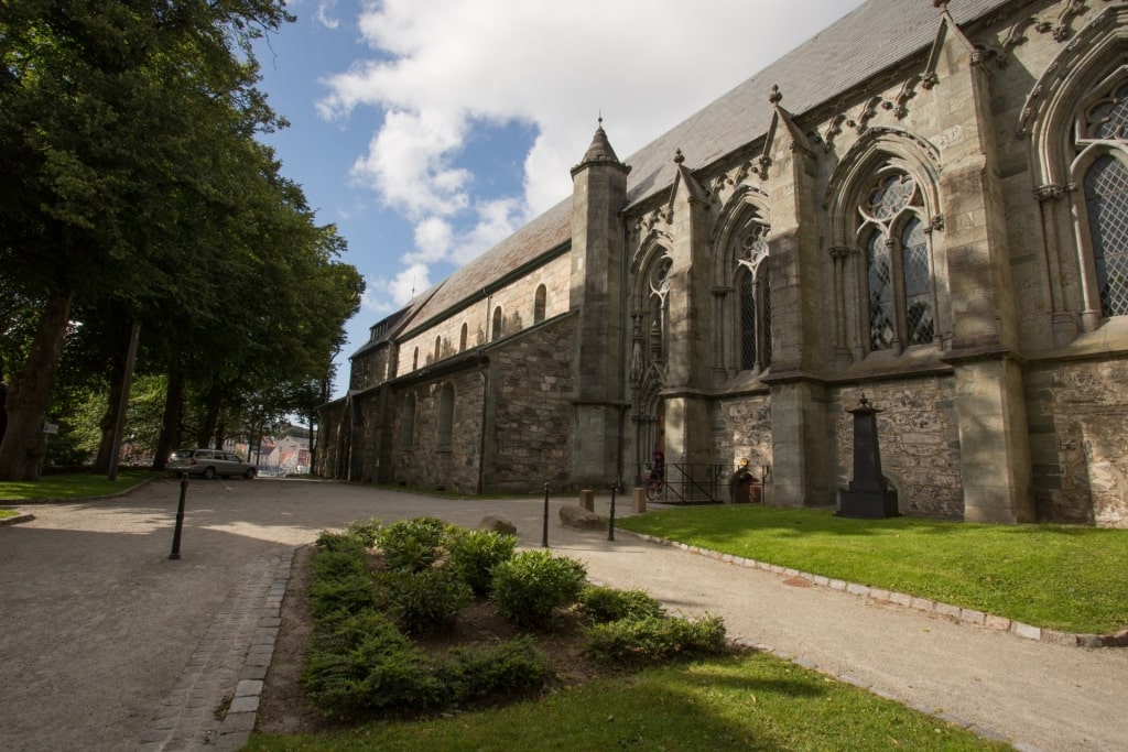 Street view of Stavanger Cathedral