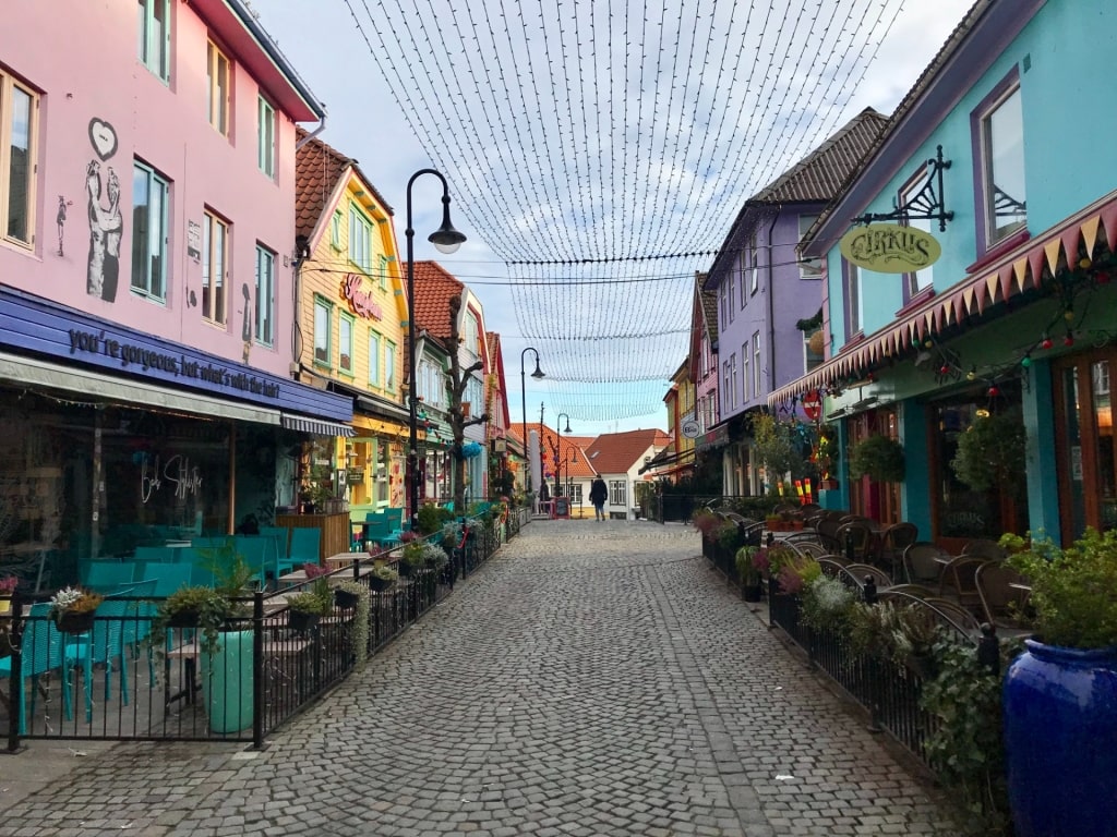 Street view of Øvre Holmegate