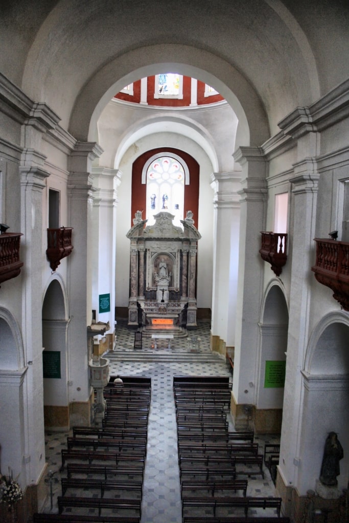 View inside the Sanctuary of San Pedro Claver