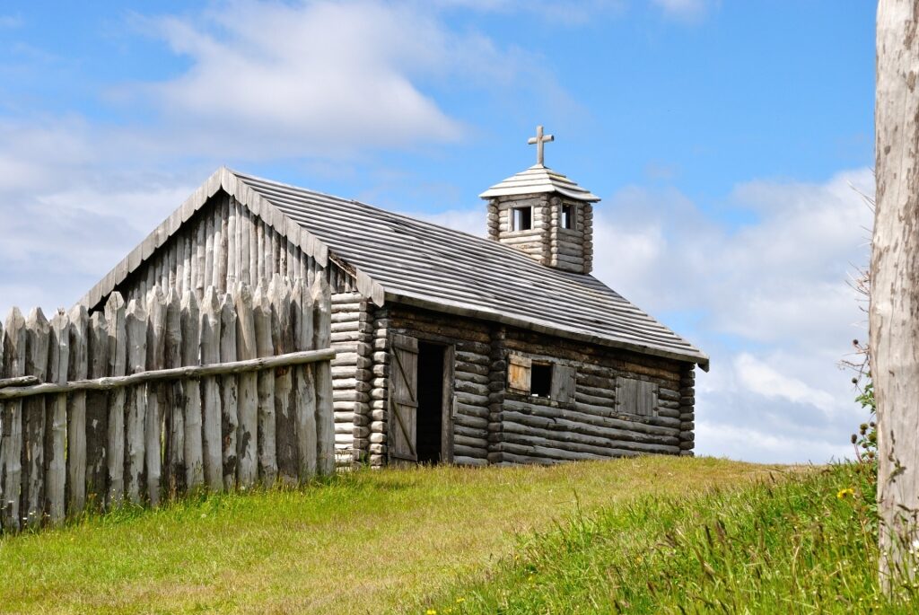 Old church in Fort Bulnes, Punta Arenas