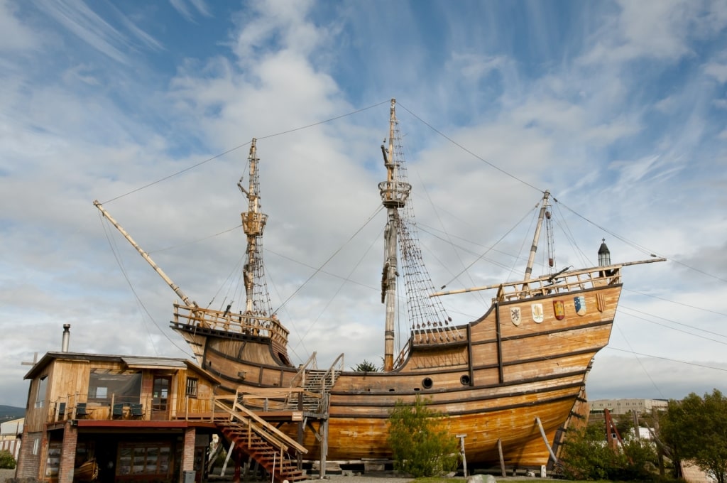 Nao Victoria ship in Museo Nao Victoria, Punta Arenas