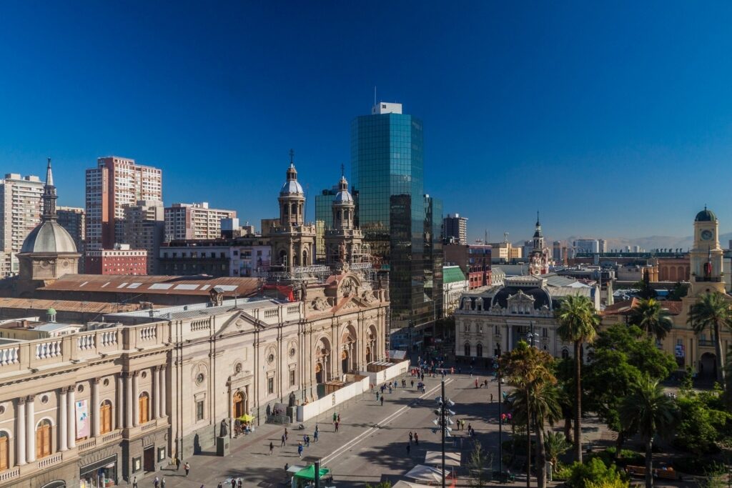 Plaza in Santiago