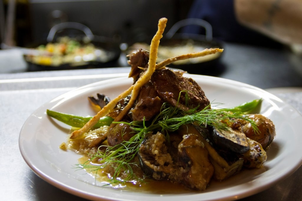 Plate of Patagonian lamb