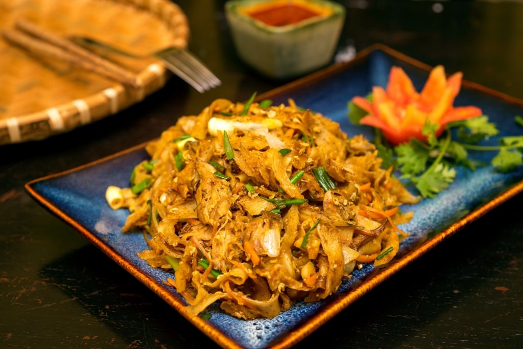 Savory plate of Kottu Roti