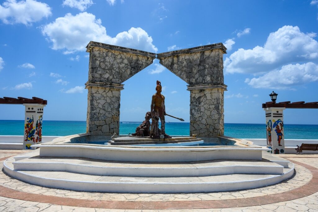 Stroll El Malecon, one of the best things to do in Cozumel