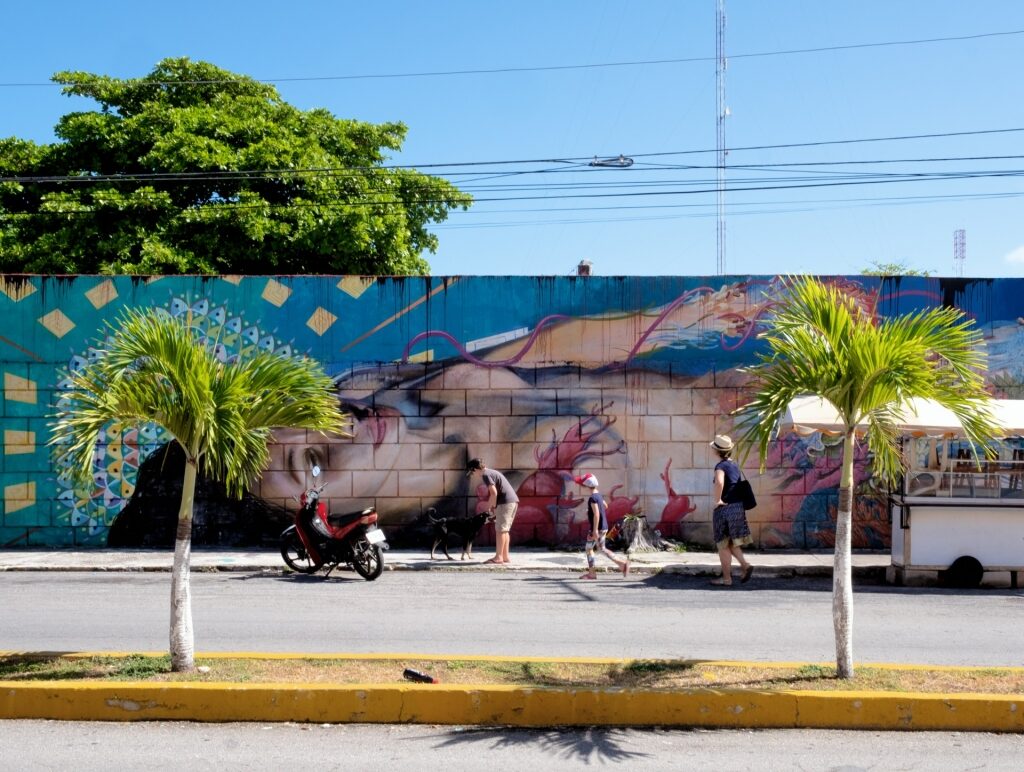 Street art in San Miguel Cozumel