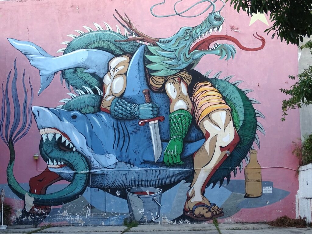 Street art in San Miguel 