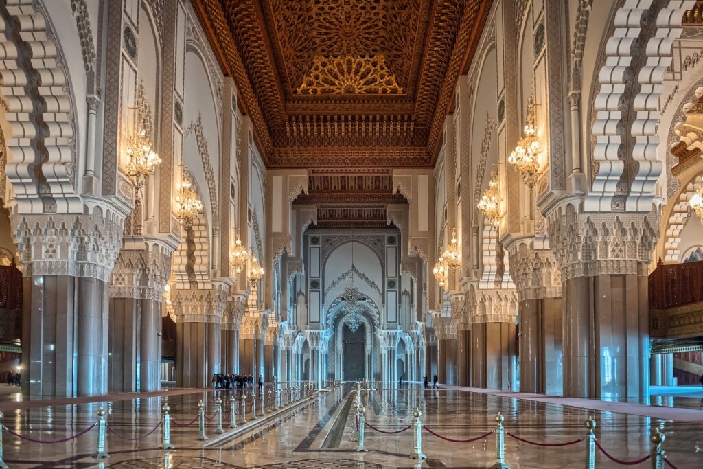 Explore the Hassan II Mosque, one of the best things to do in Morocco