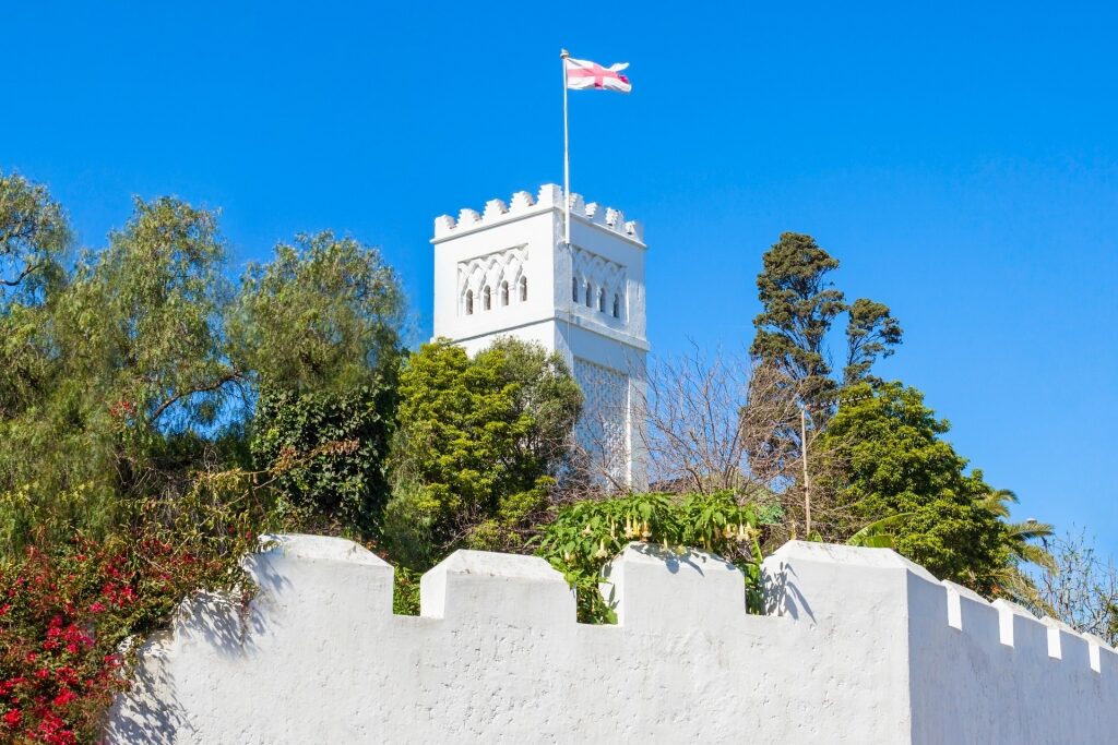 White facade of St. Andrew’s Church