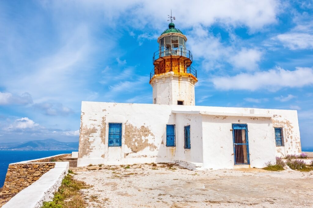 Historic site of Armenistis Lighthouse