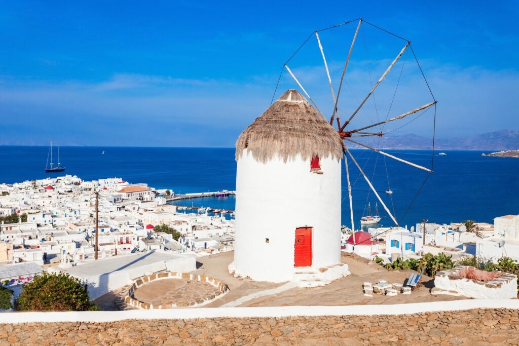 Boni’s Windmill, one of the best things to do in Mykonos