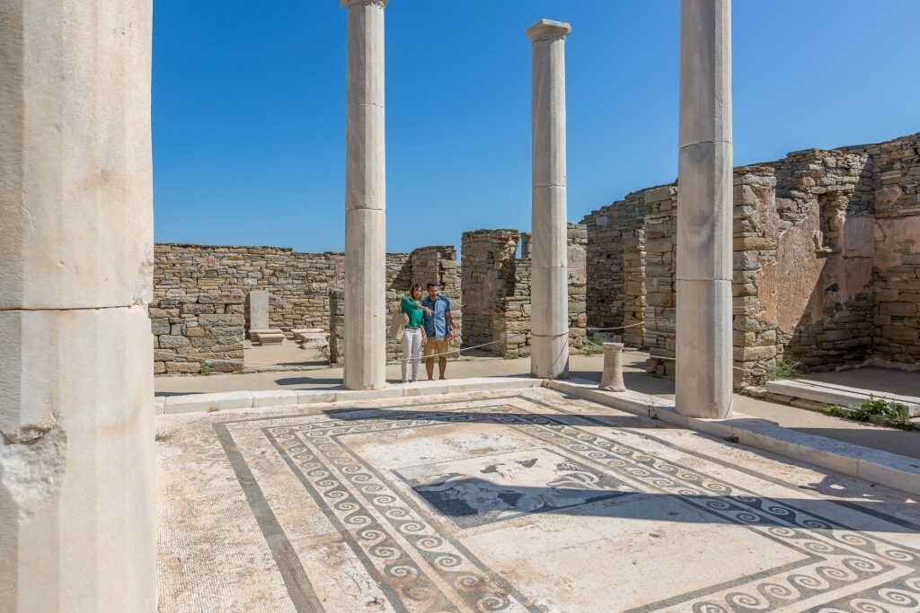 Ruins of the Hellenistic mansions, Delos