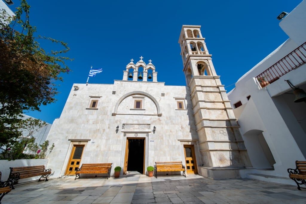 Panagia Tourliani Monastery, one of the best things to do in Mykonos