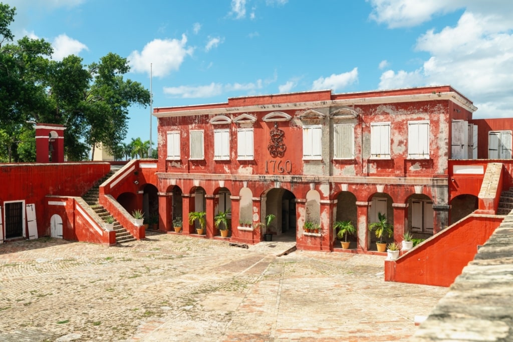 Historical site of Fort Frederiksted