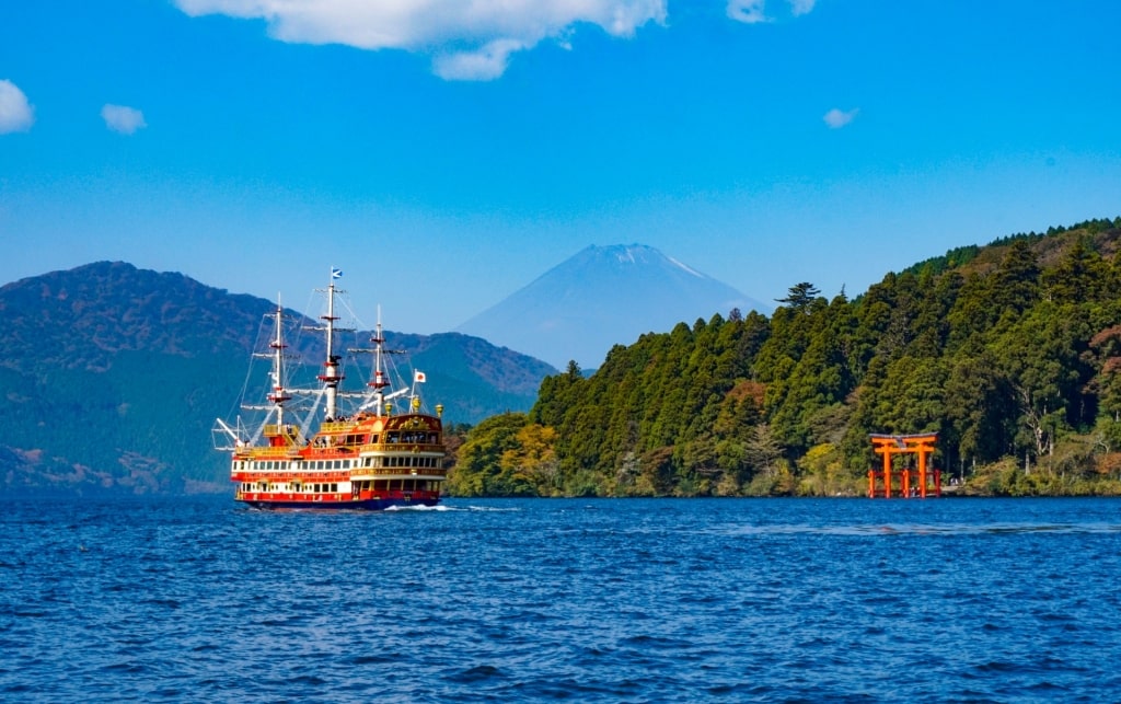 Hakone Shrine, one of the best torii gates in Japan