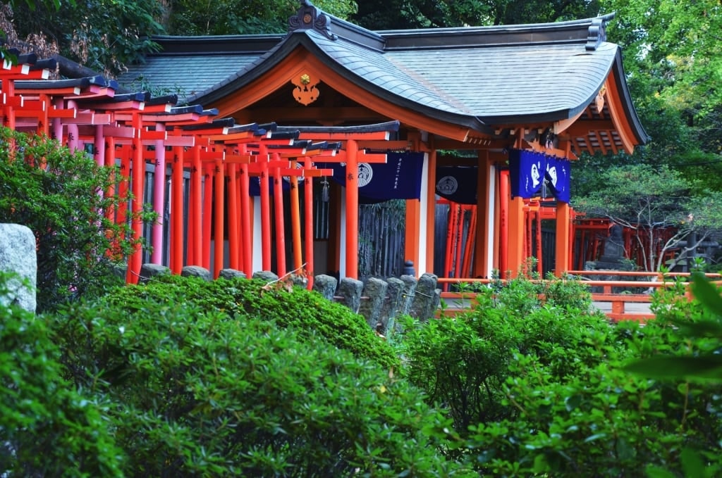 View of Nezu Shrine, Tokyo