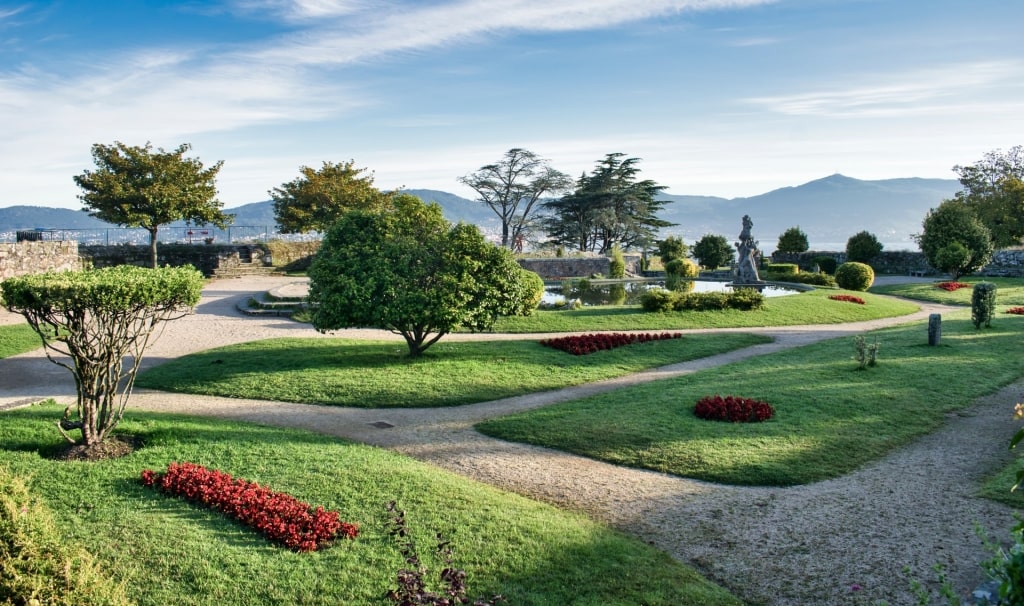 Lush landscape of Monte de O Castro