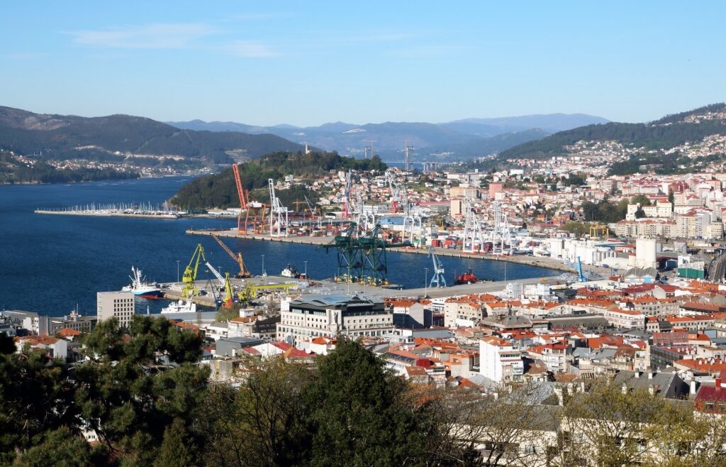 Aerial view of Vigo 