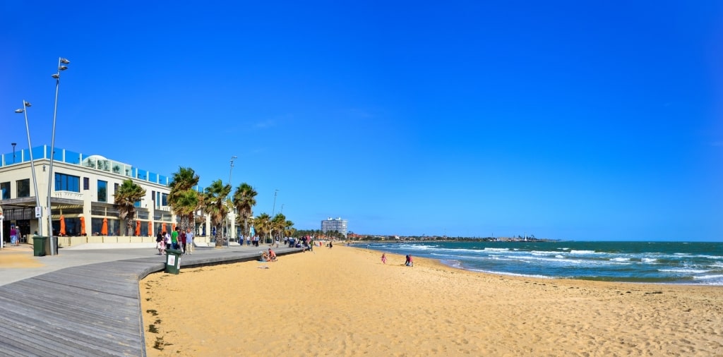 Beautiful sands of St. Kilda Beach