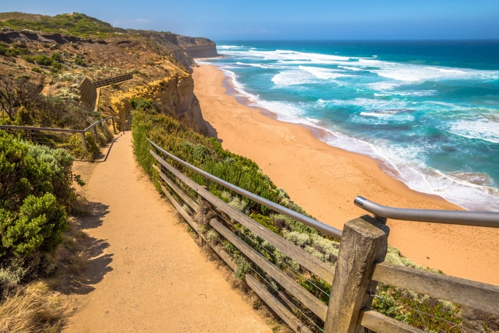 Gibson Steps leading to the beach