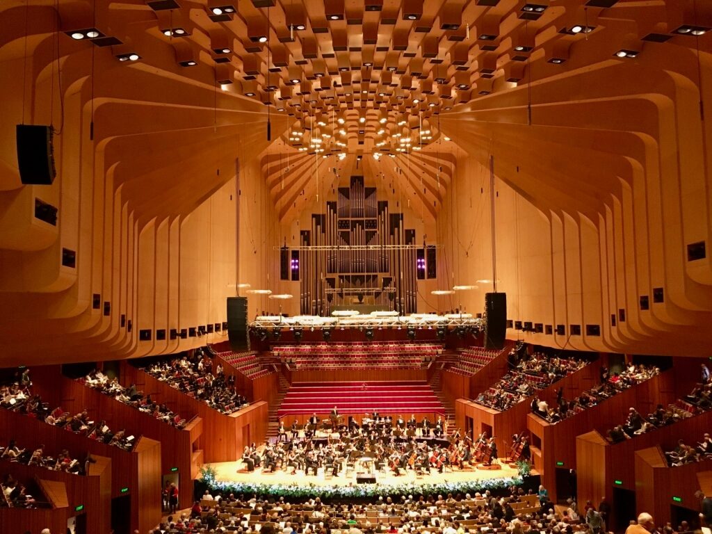 Interior of the Concert Hall, Sydney Opera House 