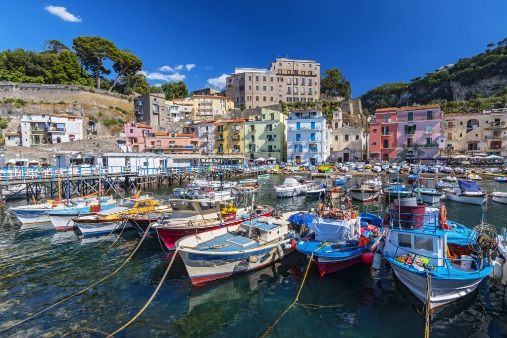 Colorful waterfront of Sorrento