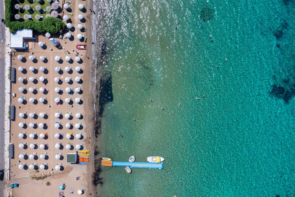 Top view of Mikro Kavouri, Kavouri