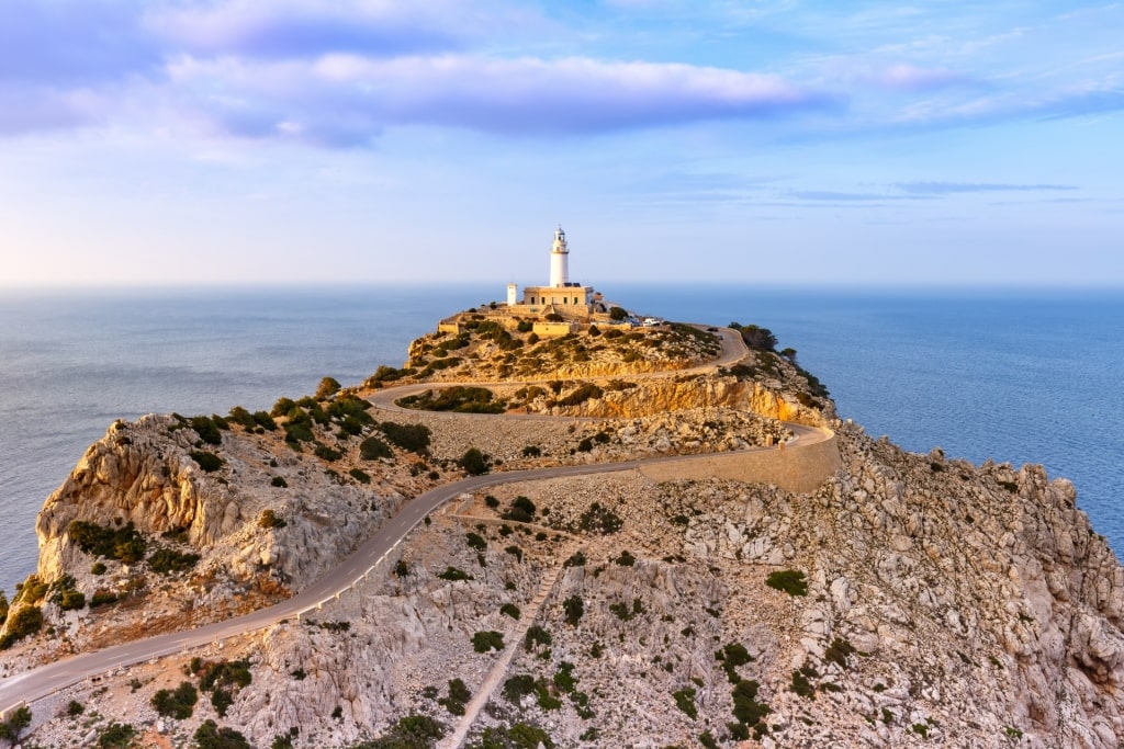 Cap de Formentor with view of the sea