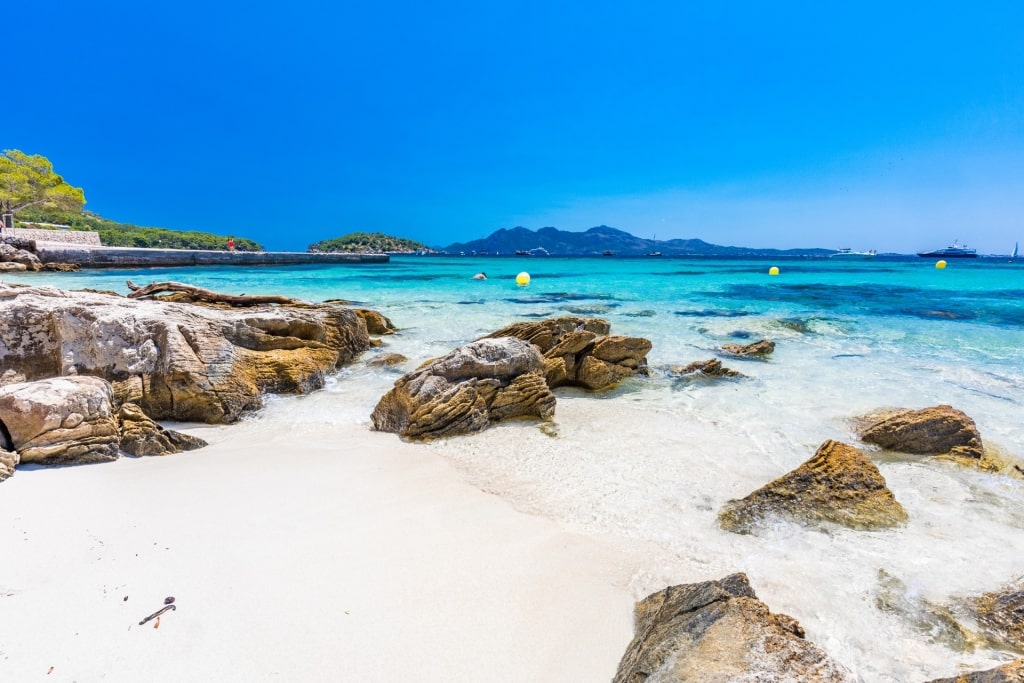 Platja de formentor, one of the best beaches in Mallorca