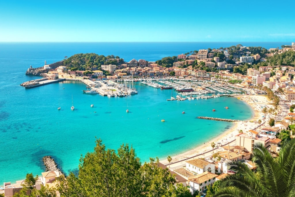 Aerial view of Port de Soller