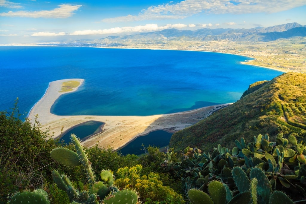 Aerial view of Spiaggia di Marinello