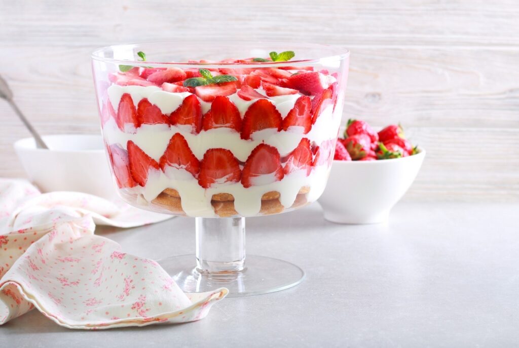 Sweet layers of Trifle