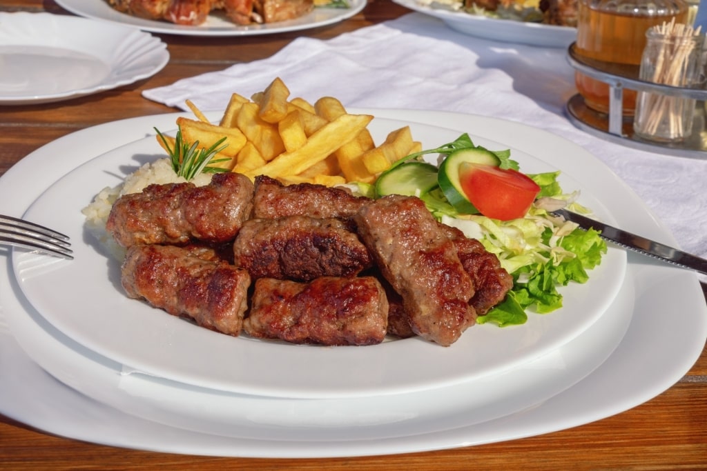 Plate of Ćevapi