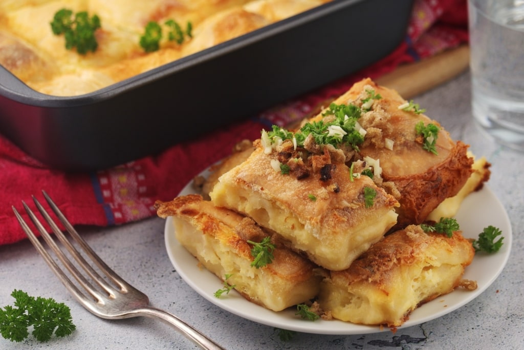 Plate of delicious strukli