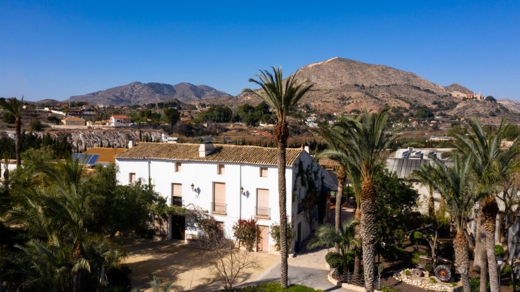 View of Bodega Heretat de Cesilia in Novelda