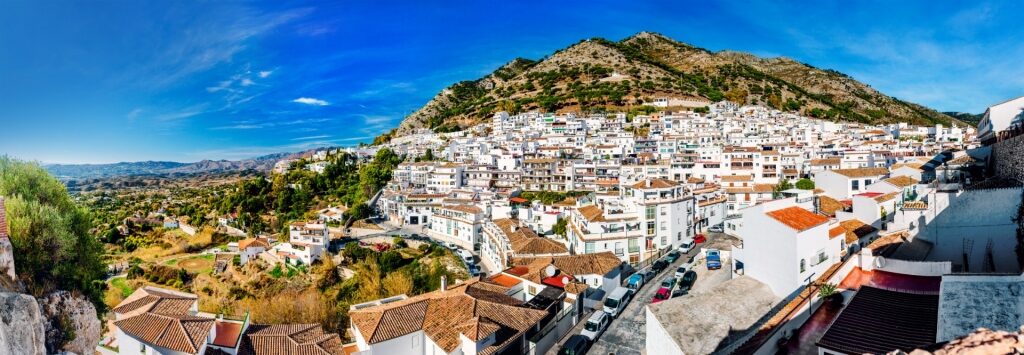 Picturesque clifftop town of Mijas