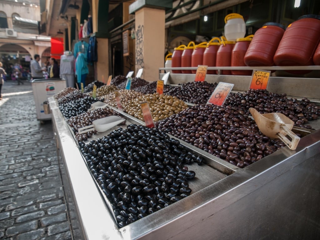 Store around Thessaloniki food market