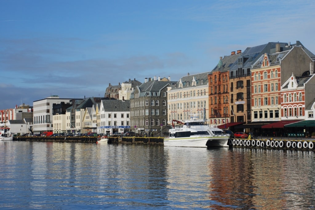 Quaint waterfront of Haugesund