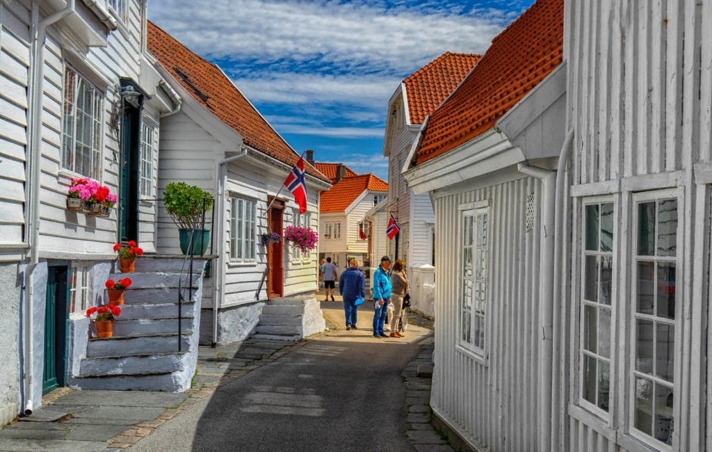 Street view of Skudeneshavn