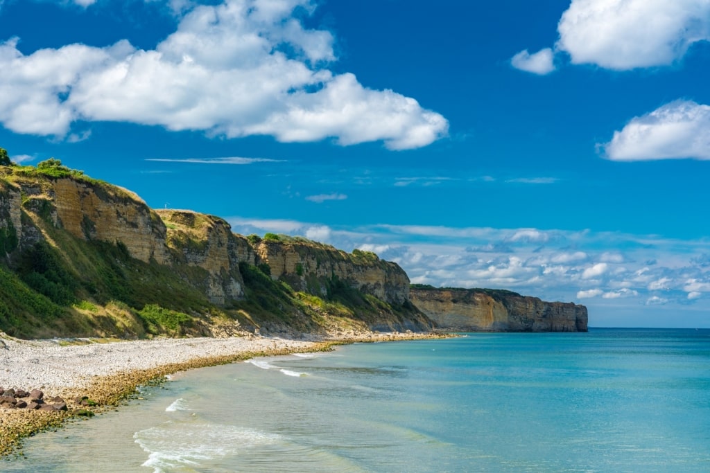 Historic site of Omaha Beach