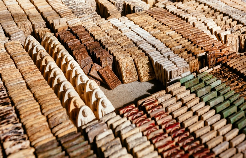 Amulet Market stall in Bangkok